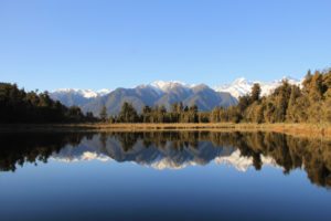 Reflection on a lake